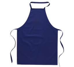 delantal azul