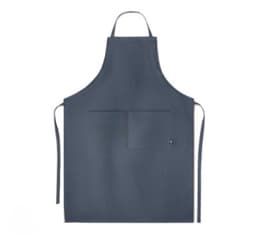 delantal gris