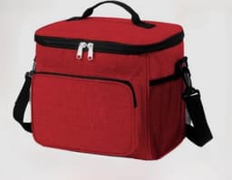 bolsa roja y blanco